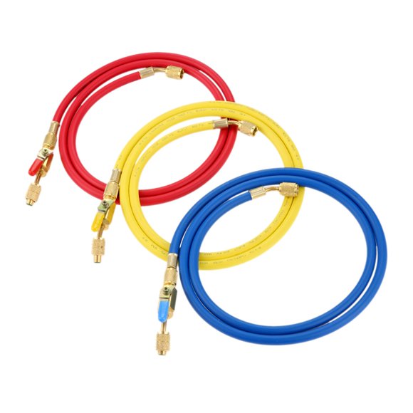 Manguera de carga para A/C Aupoko 1,5 m 1/4" SAE 800 PSI 3 colores