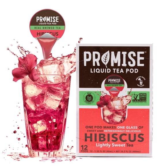 Java House Promise Té de Hibisco Cold Brew en Pods, paquete de 12