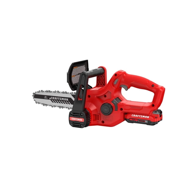Chainsaw CRAFTSMAN V20 Mini batería de 10 pulgadas, 2.0 Ah con cargador