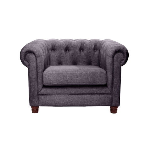 Latam Home - Sofa Florencia 1C Lino Gris Oscuro