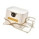 thumbnail image 2 of Caja De Almacenamiento De Papel Para Soporte De Pañuelos Multiusos Para Decoración De Mesa De Comedor Blanca Con Base, 2 of 3