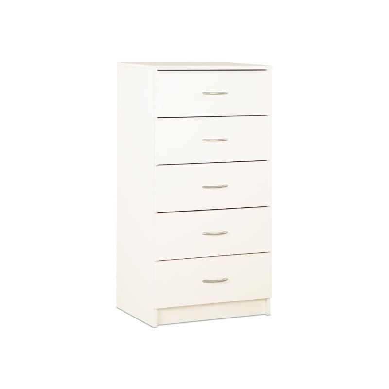 Stanford - Cómoda 5 Cajones Blanco