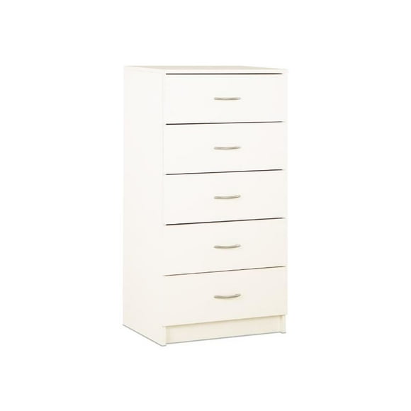 Cómoda 5 Cajones Blanco