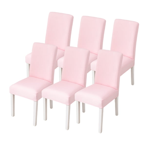 6 fundas elásticas para sillas de comedor, extraíbles, lavables y suaves de licra, para cocina, hotel, mesa de banquete.