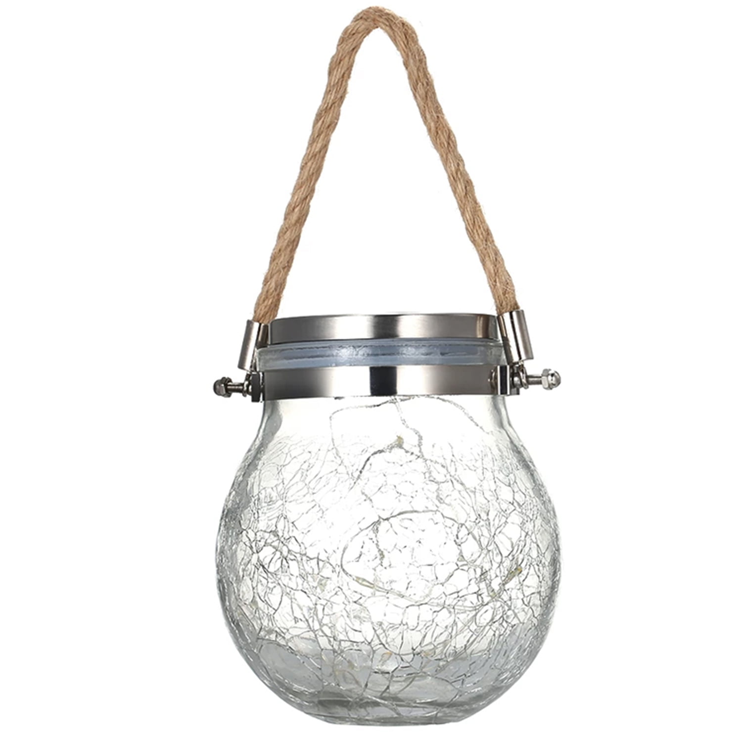 Miabu - Lámpara Solar Colgante Luz Cálida Jardín