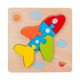 thumbnail image 5 of Juguetes Coloridos Del Rompecabezas De Madera De Montessori Para El Avión De Los Niños Pequeños, 5 of 5