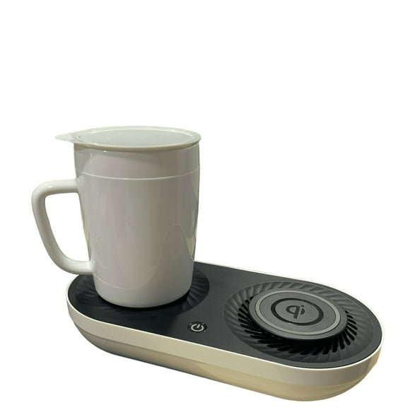 Calentador Enfriador De Taza Cargador Inalambrico Celular Qi
