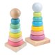 thumbnail image 2 of 2x Bloques De Apilamiento De Construcción Coloridos De Madera Regalos De Juguetes Educativos Para Bebés, 2 of 5