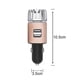 thumbnail image 2 of Purificador de aire ionizador para coche - Desodorante iónico antimicrobiano enchufable de 12 V con cargador USB doble - Elimina olores a humo, mascotas y comida, alérgenos y virus., 2 of 8