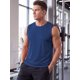 thumbnail image 4 of INSPIRE CHIC Camiseta sin mangas de gimnasio para hombre, transpirable, de verano, XL azul marino, 4 of 5