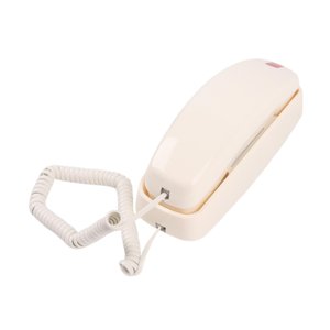 Magideal - Teléfono De Pared, Teléfono Fijo, Volumen Ajustable, Botones , Teléfono Fijo Con Cable, Teléfono De Pared Para Negocios, Garaje, Escuela, Sala Blanco
