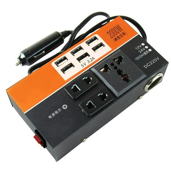 Inversor De Corriente Vehiculo 12V a 24V Camiones Lau