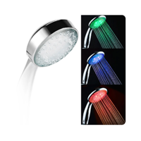 Genérico - Cabezal Ducha Mango Luz Led Rgb Filtro Ahorro Purifica Agua