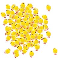 Magideal - 60 Adornos Decorativos Para De Pascua, Rellenos De Cestas, Decoración De Capó De Pascua, 1,18 Pulgadas De Alto, Mini Lindo Para Festivales, V