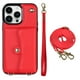 thumbnail image 1 of Crossbody PU Leather Wallet Case For IPhone 14 13 12 Mini 11 Pro X XS Max XR 8 7 SE 2020 2022 Card Slots Magnetic Lanyard Phone Cover, 1 of 5