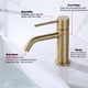 thumbnail image 2 of Grifo de baño JXMMP de latón monomando dorado cepillado, 2 of 6