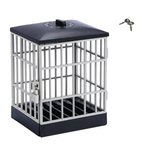 Bothyi - Caja De Bloqueo De Teléfono Inteligente Con Prisión De Cárcel De Teléfono Para Fiesta De Oficina Negro Gris