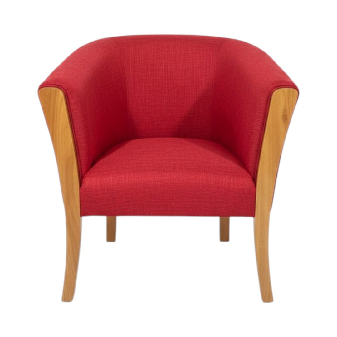 Diseños Valestrini - Sitial Esmeralda Lino Rojo