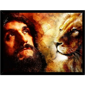 Genérico - Cuadro Decorativo Jesus Leo Medidas 30X40 Cm