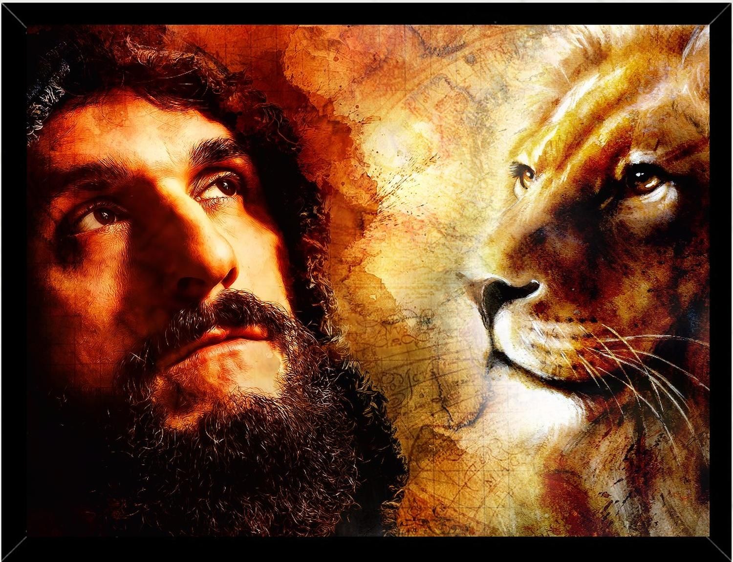 Genérico - Cuadro Decorativo Jesus Leo Medidas 30X40 Cm