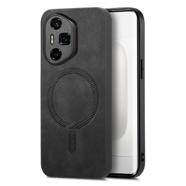Magnetic Slim Case for Honor 300 Ultra with Camera Guard & Anti-Scratch Back Black