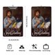 thumbnail image 2 of Bob Ross: La Alegría de Pintar Portapapeles de acrílico A4, tamaño carta estándar, carpeta con clip 31.8x 21.5CM para estudiantes, profesores y oficina, 2 of 6