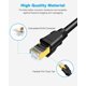 thumbnail image 4 of Cable Ethernet DDMALL CAT 8 de 0,9 m, paquete de 2 unidades, 40 Gbps, 2000 MHz, negro, 4 of 9