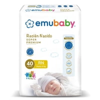 Pañal Super Premium Talla Recién Nacido 40 Un Emubaby