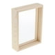 thumbnail image 1 of Espécimen De Vidrio De Doble Cara Creativo Marco De Madera Transparente 13,7 X 18,8 Cm, 1 of 3