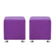 thumbnail image 1 of Set Pouf Cali 1c Felpa 12 Morado, 1 of 5