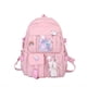 thumbnail image 1 of Upgrade Your School Style with our Waterproof College Backpack - Perfect for High School and College Students with Large Capacity and Thickened Material, Double Shoulder Bag with Random Badge Card Sty, 1 of 5