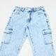 thumbnail image 3 of Jeans Niña Teen Cargo Azul Claro Corona, 3 of 5