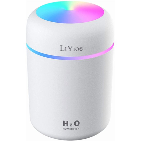 Humidificador mini USB LtYioe con 2 modos de niebla y luz nocturna