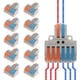 thumbnail image 1 of Conectores de cables DIANN con palanca 2 entradas 6 salidas 28-12 AWG, 10 piezas, 1 of 6