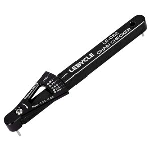 Ioensy - Bike Chain Checker Indicador De Desgaste De Bicicleta Para Reparación De Ciclismo De Bicicleta De Montaña Negro
