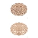 thumbnail image 2 of Aplique tallado redondo de madera de estilo europeo de 4 piezas para decoración de muebles, 2 of 5