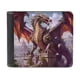 thumbnail image 1 of Dragón Cartera de Cuero PU para Hombres, Tarjetero Bifold Delgado, Cartera Minimalista de Cuero Sintético Suave, 1 of 6