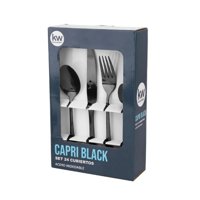 Kw - Set Cuberteria 24Pz Capri Black