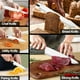 thumbnail image 3 of Set Cuchillos Cocina 6 Piezas con Mango de Madera Negro, 3 of 4
