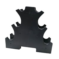 Magideal - Rack De Pesas, Organizador De Peso De 3 Niveles, Soporte De Triángulo Soporte Vertical De Almacenamiento Soportador De Peso Para Entrenamiento Gimnasi