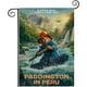thumbnail image 1 of Paddington en Perú -bandera de jardín temática. Regalo perfecto para fans, amigos y familiares, ideal para actividades al aire libre y decoración de fiestas.28CM*45CM, 1 of 5