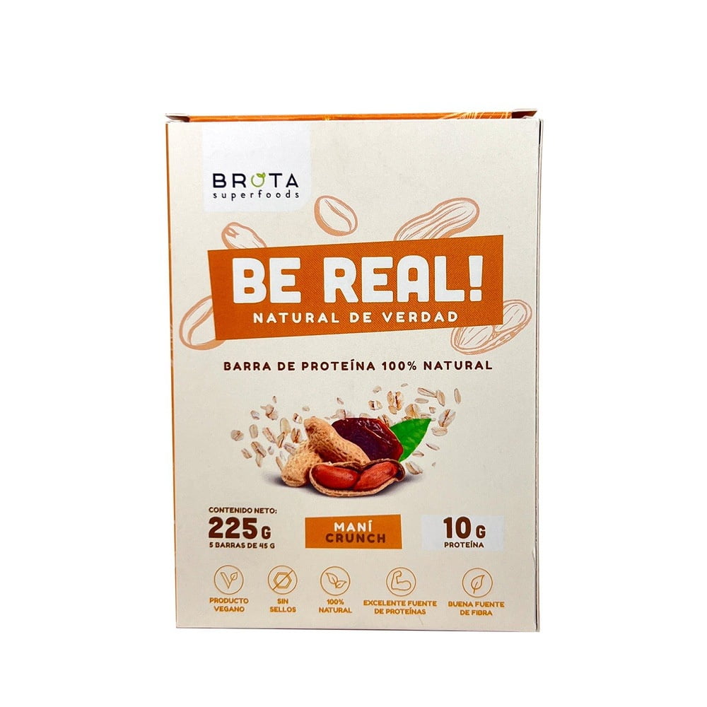 Brota Superfoods - Caja Barritas Be Real Coco Nuts 5 Unidades 225g