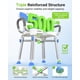 thumbnail image 2 of Silla de ducha FULLOT en forma de H para personas mayores y discapacitadas 227 kg, 2 of 8