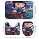 thumbnail image 3 of Coraline-theme 4-Piece Shower Curtain Set with Rugs, Waterproof Bathroom Decor Set Includes Bath Mat, U-Shaped Rug, Toilet Lid Cover and Curtain with Hooks, 3 of 6