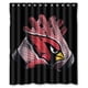 thumbnail image 1 of Cortina de ducha de los Cardenales de Arizona, juego de cortina de baño con ganchos, tamaño 60 x 72 pulgadas, 1 of 3
