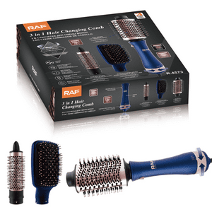 Raf - Cepillo Secador 3 En 1 Alizador Rizador Voluminizador 1200W