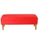 thumbnail image 1 of Banqueta Provenza Liso 2c Felpa 04 Rojo, 1 of 2