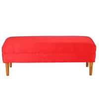 Bodevir - Banqueta Provenza Liso 2C Felpa 04 Rojo