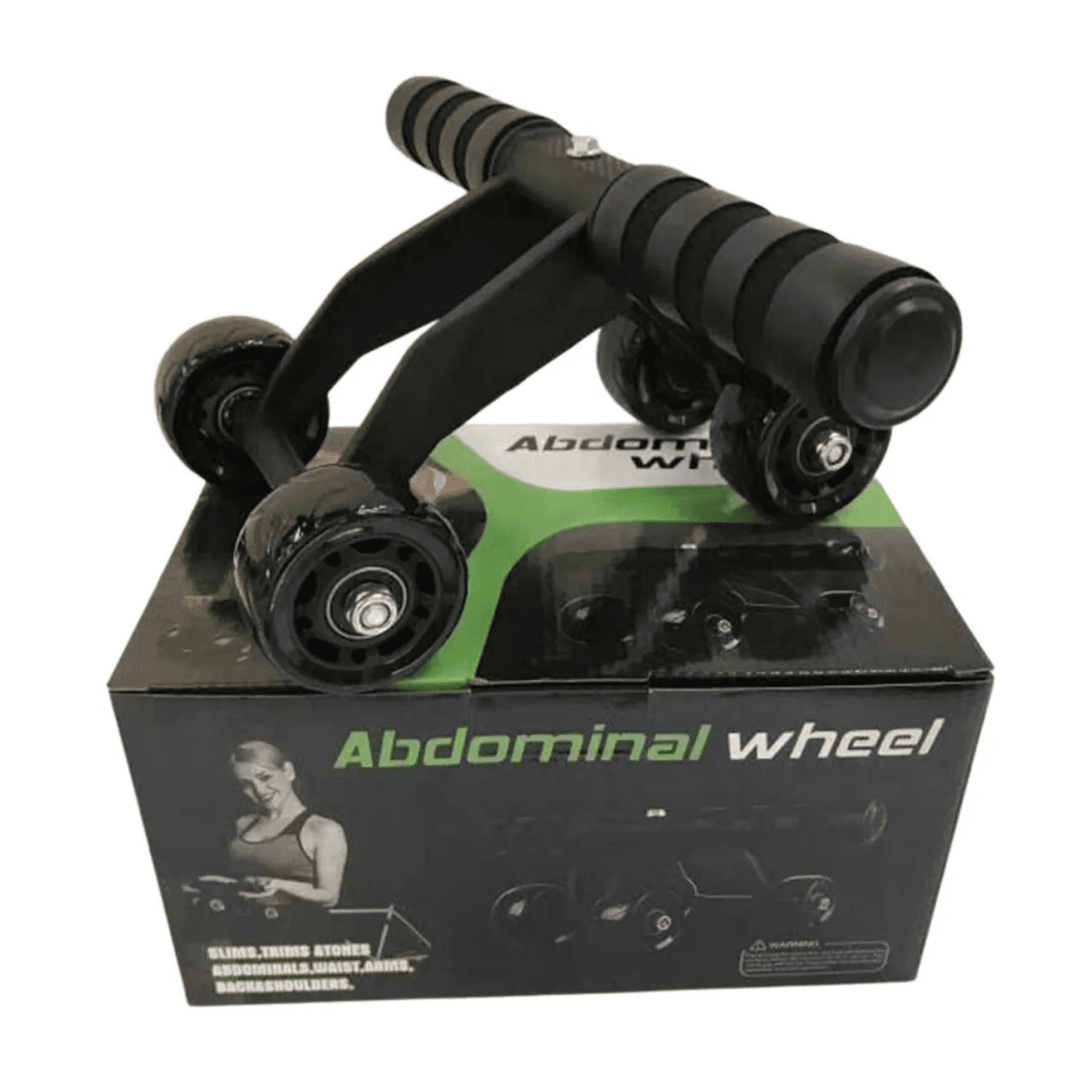 Genérico - Carrito Para Abdominales 4 Ruedas Pilate Yoga Ejercicios