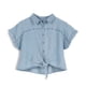 thumbnail image 1 of Blusa Niña Manga Corta con Nudo Celeste Pillin, 1 of 3